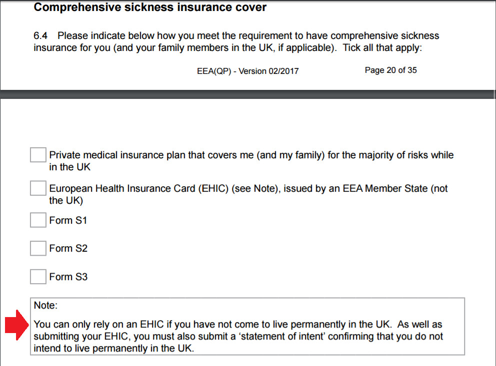 Comprehensive Sickness Insurance