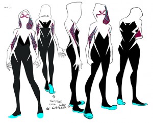 Spider Gwen redesign by Robbi Rodriguez. Marvel Comics.
