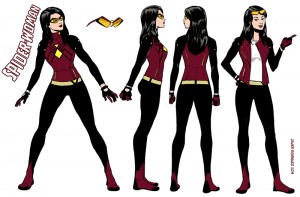 Spider Woman redesign by Javier Rodriguez. Marvel Comics