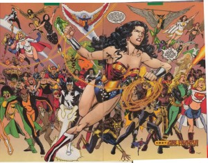 Wonder Woman during the Jimenez era.