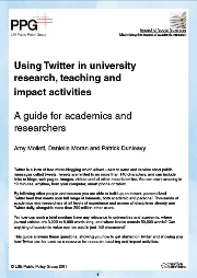 Guide to using Twitter in university research, teaching, and impact activities