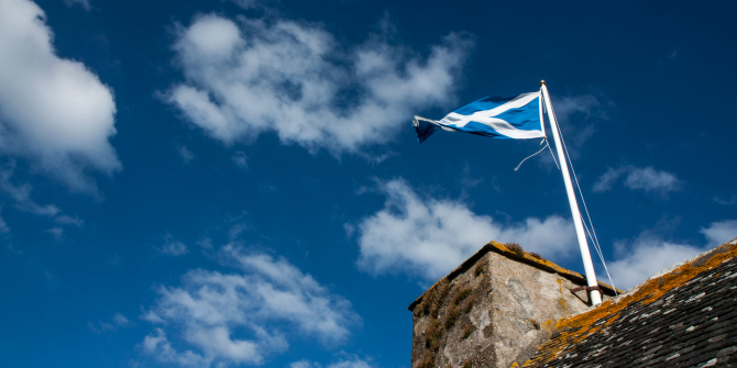 Scottish flag St Andrews