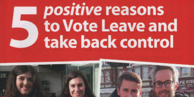 vote leave leaflet