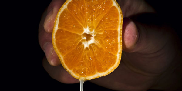 mandarin squeezed