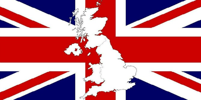 UK Flag and Map