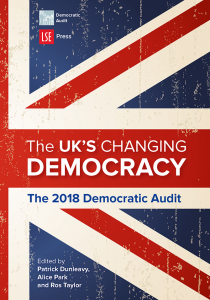 The front cover of 'The UK's Changing Democracy'