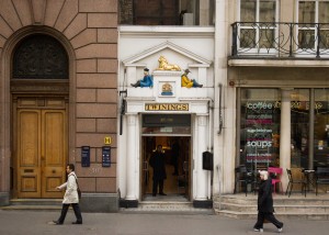 Twinings' flagship store on the Strand in London.
