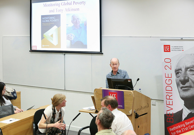 Stephen Jenkins speaking at the LSE Festival 24 February 2018 Credit LSE Maria Moore