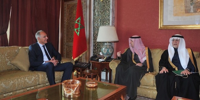 Moroccan and Saudi Ministers of Foreign Affairs in Rabat