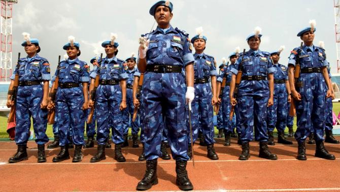 UNMIL Honours Indian Police Officers