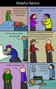 If Physical Diseases Were Treated Like Mental Illness (source unknown)
