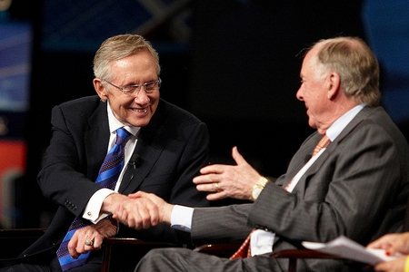 Senate Majority Leader Harry Reid and T. Boone Pickens Credit: (Creative Commons BY ND)