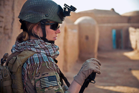 US military woman