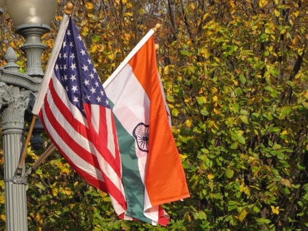 US and Indian flags Credit: aquaview (Creative Commons BY NC SA)