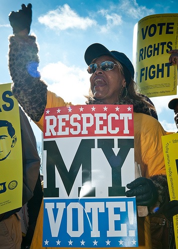 Voting Rights Protest