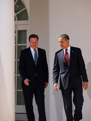 British Prime Minister David Cameron and President Barack Obama Medill DC (Flickr, CC-BY-2.0)
