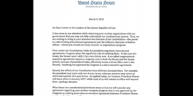 Iran letter featured