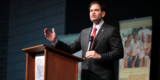 Florida Senator Marco Rubio Credit: Gage Skidmore (Flickr, CC-BY-SA-2.0)