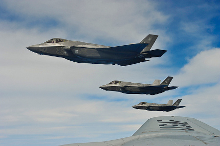 USAF F-35 fighters Credit: US Air Force (Flickr, CC-BY-NC-2.0)