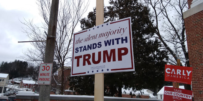 Trump silent majority sign featured