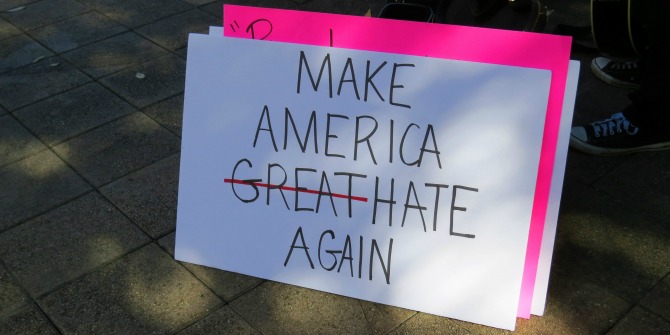 Trump hate sign featured